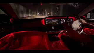 W222 MercedesBenz SClass  NIGHT DRIVE  AMBIENT LIGHTING [upl. by Aicelaf]