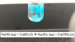 Copper Sulfate and Sodium Hydroxide [upl. by Eillah]