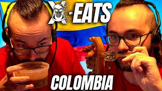 ¡COMIDA de COLOMBIA 🇨🇴 DONDE TU MAMÁ 😋 Xokas Eats 38 [upl. by Fax]