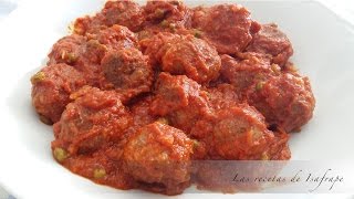 ALBÓNDIGAS EN SALSA DE TOMATE [upl. by Constance]