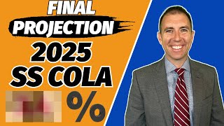 Final 2025 Social Security COLA Prediction [upl. by Ellainad]