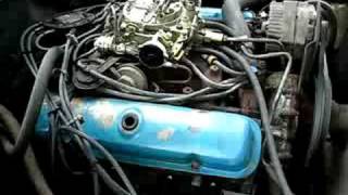 1978 Trans Am with rebuilt carb idling [upl. by Ellita]