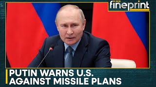 Russias Putin warns US of Cold Warstyle crisis  WION Fineprint [upl. by Iht]