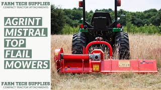 Mistral Top Italian Offest Flail Mowers  Farm Tech Supplies Ltd [upl. by Benji]