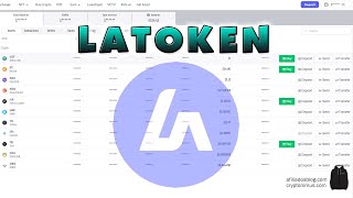 LATOKEN exchange el intercambio que utilizo para cambiar ZENIQ por BTC o USDT [upl. by Annairdna]