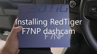 RedTiger F7NP dashcam install [upl. by Ybocaj]