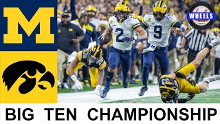 2 Michigan vs 13 Iowa Highlights  Big 10 Championship Game  2021 College Football Highlights [upl. by Akinom]