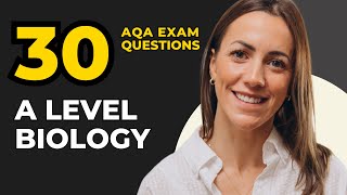 30 ALevel AQA Biology Revision Exam Questions 2024 [upl. by Drazze]