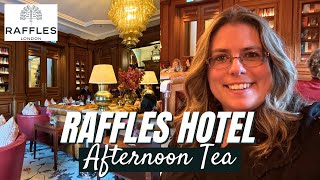 Afternoon Tea London 2024  The Raffles Hotel  2024 Luxury Afternoon Tea Review [upl. by Haslett]