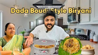 Kolkata aate hi Biryani ki Craving  Apne Kitchen me banaya Dada Boudi Style Chicken Biryani 🤤 [upl. by Nagey]