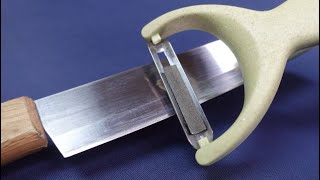 Simple way to sharpen a razor sharp knife   sharpen knives quickly Razor Sharp [upl. by Strohl]