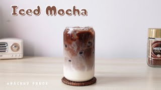 How to make Iced Mocha at home using instant coffee I Home cafe EP22 [upl. by Attegroeg448]