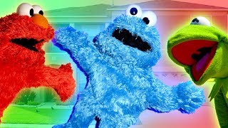 Elmo and Kermit the Frog Meet The Cookie Monster [upl. by Alisan]