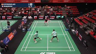 Match point  Espersen  Kjær vs Adam  Ross  MD SF  Dutch Open 2024 [upl. by Worlock291]