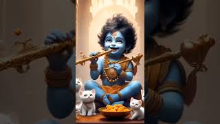 Hari Hariye momo Krishna ❤️🙏shortsfeed krishnastatus krishnabhajan youtubeshorts [upl. by Leidgam]