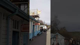 STATION PLATFORM NORTH YORKSHIRE MOORS RAILWAY STATION GROSMONT [upl. by Eerej]