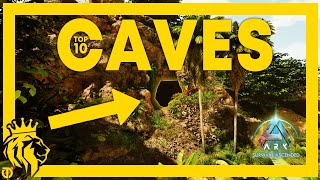 TOP 10 BEST CAVES on The Island  ARK Survival Ascended [upl. by Yseulta24]