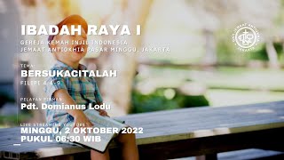 LIVE STREAMING IBADAH RAYA I  MINGGU 2 OKTOBER 2022  0630 WIB [upl. by Housen987]