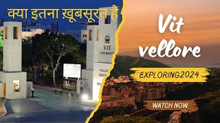 कितना ख़ूबसूरत है vit vellore campus 👨‍🏫 जरुर देखिये India Best engineering college Campus tour [upl. by Trebeh]