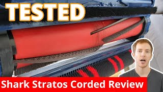 Shark Stratos Corded Stick Vacuum Review HZ3002  16 Objective Tests [upl. by Brewster94]