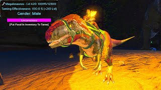 HIGH LEVEL MEGALOSAURUS TAMINGARK Survival Evolved Mobile [upl. by Kissee]