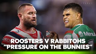 Roosters vs Rabbitohs round 3 preview Will the Bunnies get first win 🔥  Fox League  Matty Johns [upl. by Einner620]