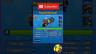 Pixel Gun 3D  RUSTED REVOLVER Review Shorts [upl. by Yorker431]