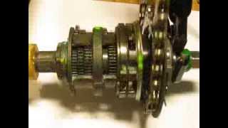 Shimano Nexus Inter 8 Sun Gear Planetary G Carrier Unit how does shifting work Nabenschaltung 8G [upl. by Lu456]