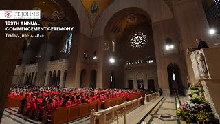 St Johns College High School  Class of 2024 Commencement Ceremony [upl. by Stratton]