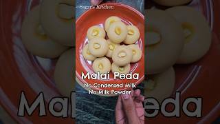 Pure amp Original Malai Peda Recipe Step by Step Shorts Sweet [upl. by Nere]