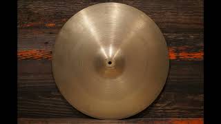 Zildjian 19quot Avedis 1960s Ride Cymbal  1922g [upl. by Jopa]