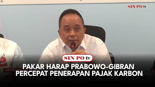 Pakar Harap PrabowoGibran Percepat Penerapan Pajak Karbon [upl. by Syhr]