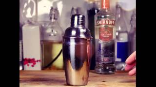 Classic Cosmopolitan Cocktail Recipe  How to Make a Cosmopolitan Cocktail with Smirnoff Vodka [upl. by Ahseiyt]