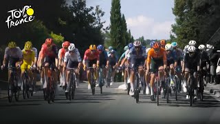 Primoz Roglic among Tour de France riders caught in Stage 12 crash  Cycling on NBC Sports [upl. by Flinn]