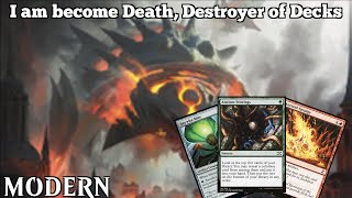 I am become Death Destroyer of Decks  GR Control  BRO Modern  MTGO [upl. by Auqenet460]