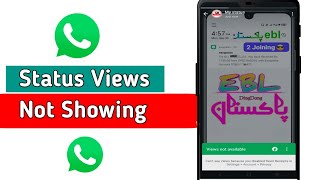 How to solve Whatsapp status views not showing problem [upl. by Okiman]