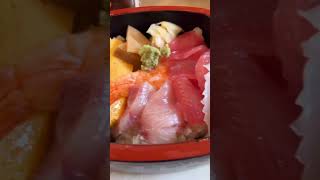 Chirashi Sushi Lunch Set In Tokyo shorts youtubeshorts sushi japan youtube shortvideo food [upl. by Okimuy]