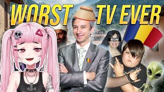 Romanian Vtuber reacts to INSANE Romanian TV Living Ironically in Europe [upl. by Katha908]