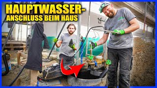 HAUSWASSERANSCHLUSS mit PEROHR einfach gemacht  Home Build Solution [upl. by Lletnahc]