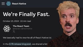 React Native Just Got 550 Faster [upl. by Bein]