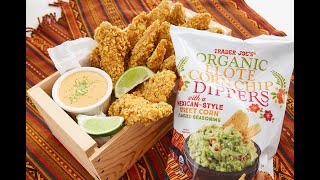 Jesse Tries Trader Joes Organic Elote Corn Chip Dippers [upl. by Devonne]