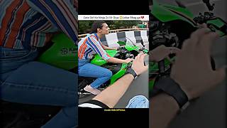 Cute girl Reaction On Zx10r🥰girl Want A Ride Ninja Zx10r🥰shorts bike rider cutegirl ride zx10r [upl. by Dwayne398]