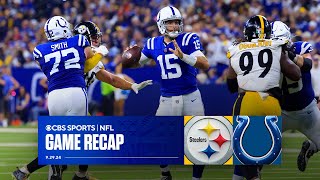 Colts HAND Steelers first loss of the season despite Anthony Richardson injury  Game recap [upl. by Kahler]