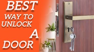 How To Open Door Lock Without key [upl. by Shaner]