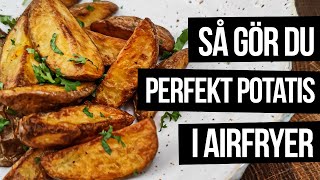 Perfekt potatis i airfryer  oerhört krispiga [upl. by Anoy162]