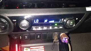 How to use Air conditioner Toyota Hilux revo 20162017 [upl. by Acirre]