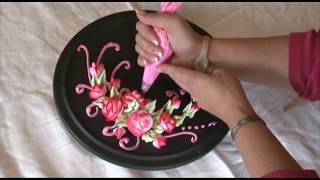 How To Make Roses  Cake Decorating [upl. by Gnim]