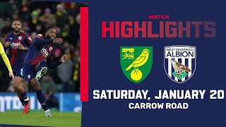 Baggies defeated at Carrow Road  Norwich City 20 Albion  MATCH HIGHLIGHTS [upl. by Tomkins484]