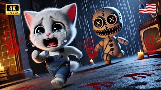 🔥Kitten’s Birthday Surprise Turns Into a Haunted Nightmare🔥 cat ai catlover catvideos cutecat [upl. by Nonnac]