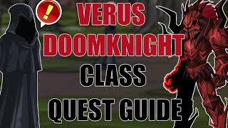 AQW Verus Doomknight Class Full Walkthrough  Mysterious Strangers Quests join terminatemple [upl. by Sylvia]